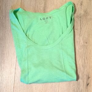 LOFT Mint Green Tank Top XL